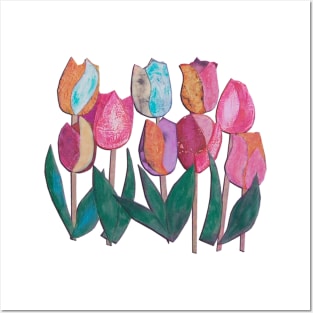 Colorful tulips Posters and Art